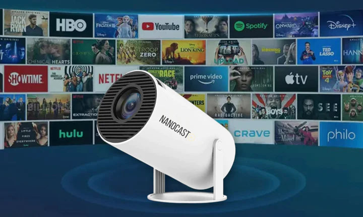 Nanocast™ Έξυπνος Προβολέας Ταινιών με Ανάλυση 4K Ultra HD